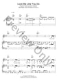 Love Me Like You Do piano sheet music cover